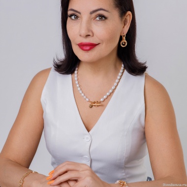 Колье Fiore Luna, String of Pearls Togl, BL4503 G